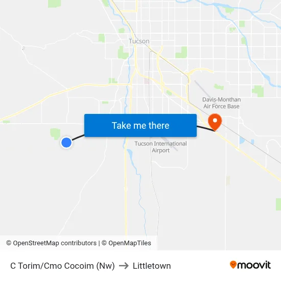 C Torim/Cmo Cocoim (Nw) to Littletown map