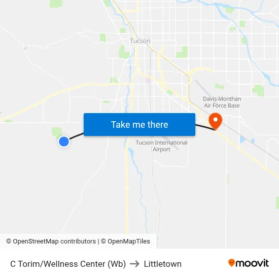 C Torim/Wellness Center (Wb) to Littletown map