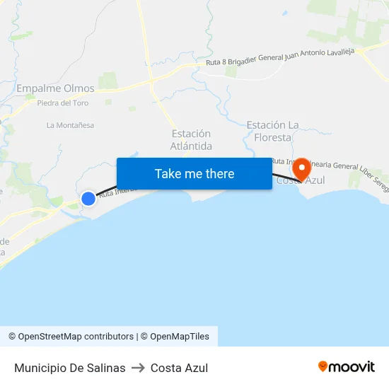 Municipio De Salinas to Costa Azul map