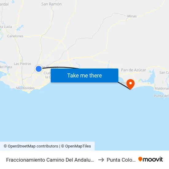 Fraccionamiento Camino Del Andaluz Y Ruta 84 to Punta Colorada map