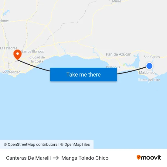 Canteras De Marelli to Manga Toledo Chico map