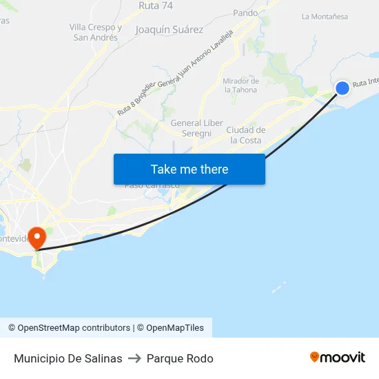 Municipio De Salinas to Parque Rodo map