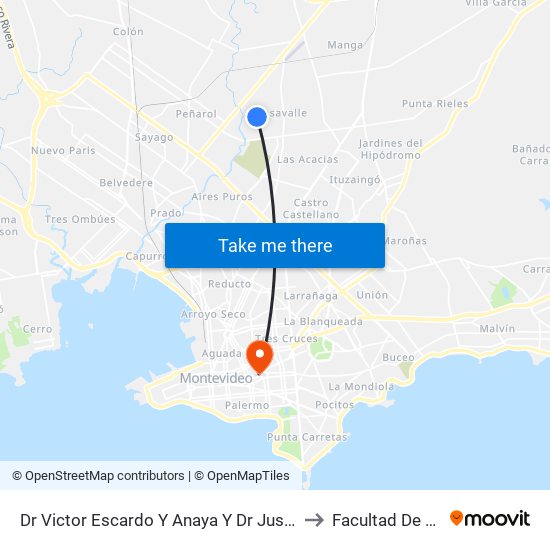 Dr Victor Escardo Y Anaya Y Dr Justo Montes Pareja to Facultad De Derecho map