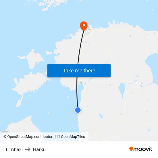 LimbaI to Harku map