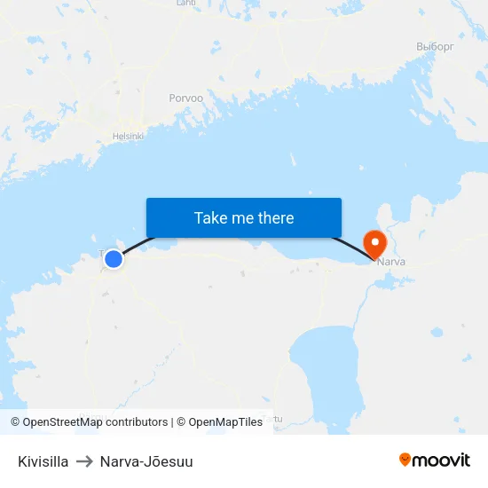 Kivisilla to Narva-Jõesuu map