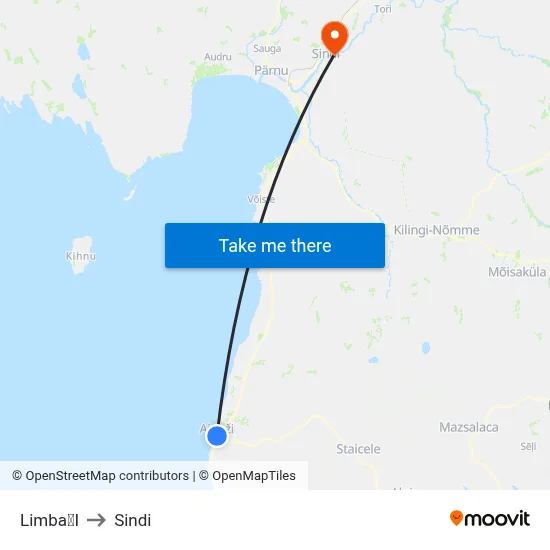 LimbaI to Sindi map