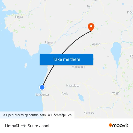 LimbaI to Suure-Jaani map