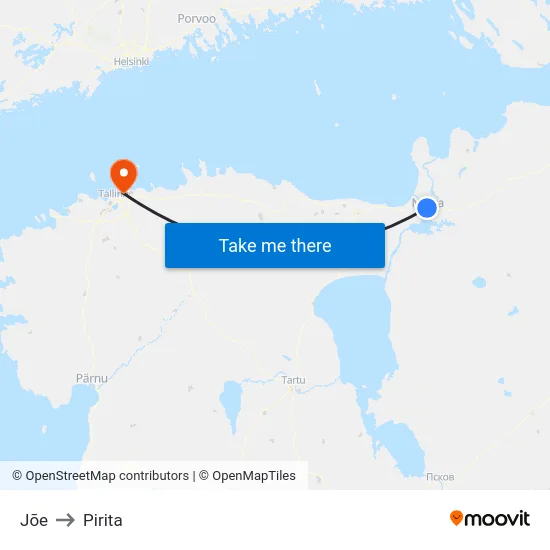 Jõe to Pirita map