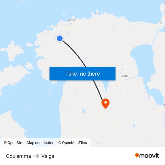 Odulemma to Valga map