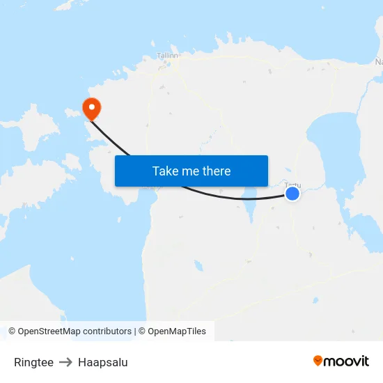 Ringtee to Haapsalu map