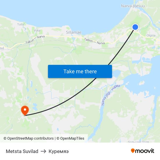 Metsta Suvilad to Куремяэ map