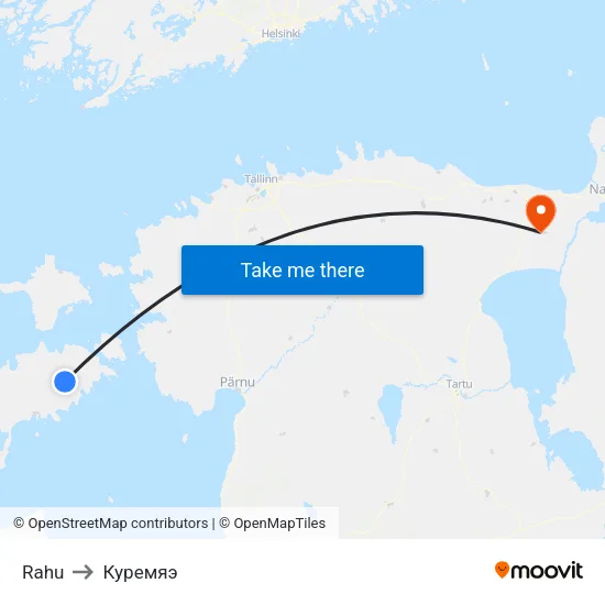 Rahu to Куремяэ map