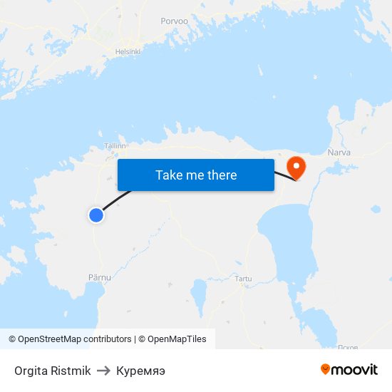 Orgita Ristmik to Куремяэ map