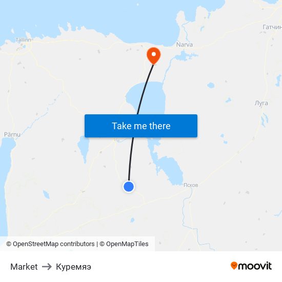 Market to Куремяэ map
