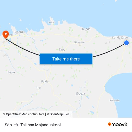 Soo to Tallinna Majanduskool map