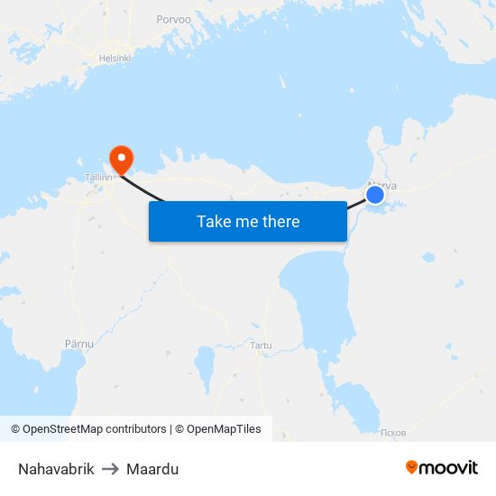 Nahavabrik to Maardu map