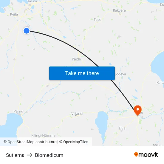 Sutlema to Biomedicum map