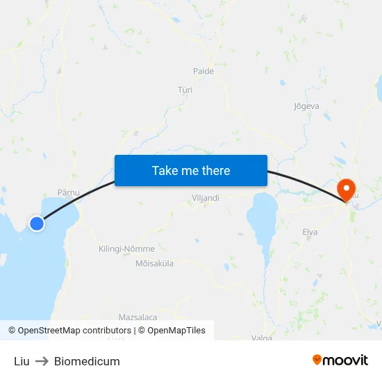 Liu to Biomedicum map