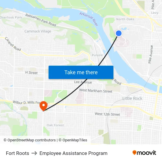 Fort Roots to Employee Assistance Program map