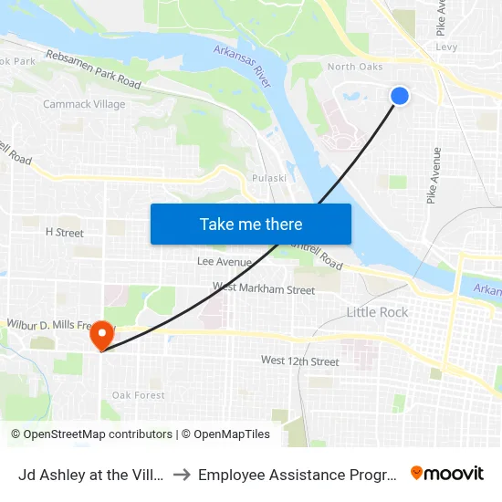 Jd Ashley at the Villas to Employee Assistance Program map