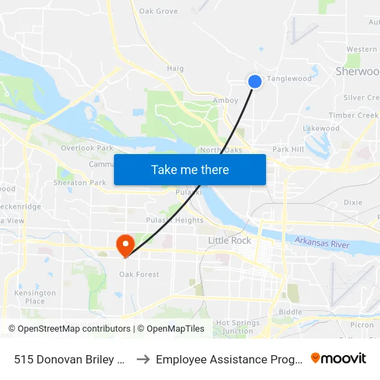 515 Donovan Briley Blvd to Employee Assistance Program map
