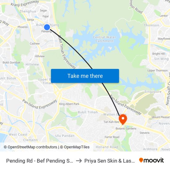 Pending Rd - Bef Pending Stn (44229) to Priya Sen Skin & Laser Centre map