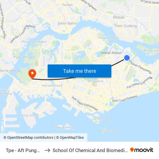Tpe -  Aft Punggol Rd (65199) to School Of Chemical And Biomedical Engineering (Scbe - Bie) map