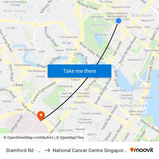 Stamford Rd - Smu (04121) to National Cancer Centre Singapore Proton Therapy Centre map