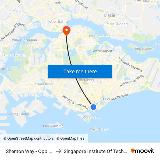 Shenton Way - Opp Axa Twr (03217) to Singapore Institute Of Technology @ Rp (Sit@Rp) map