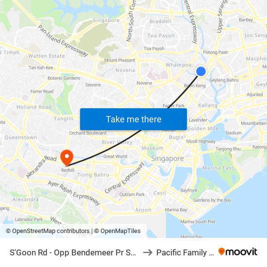 S'Goon Rd - Opp Bendemeer Pr Sch (60141) to Pacific Family Clinic map