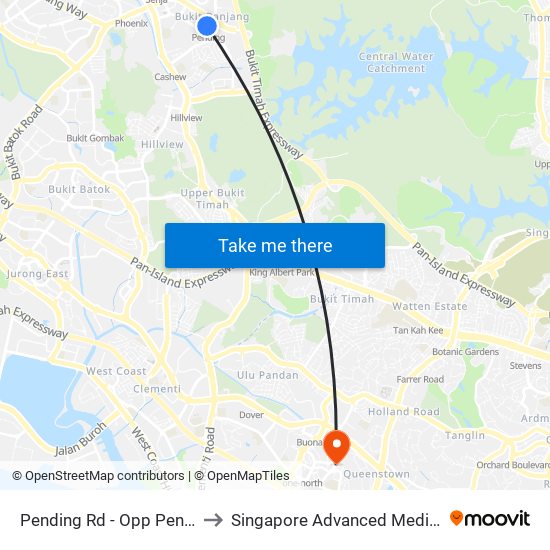 Pending Rd - Opp Pending Stn (44221) to Singapore Advanced Medicine Proton Therapy map