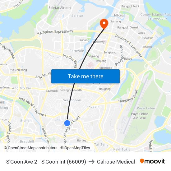 S'Goon Ave 2 - S'Goon Int (66009) to Calrose Medical map