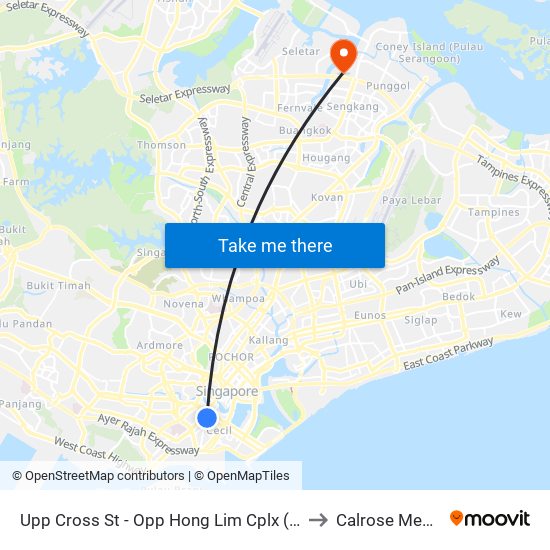 Upp Cross St - Opp Hong Lim Cplx (05131) to Calrose Medical map