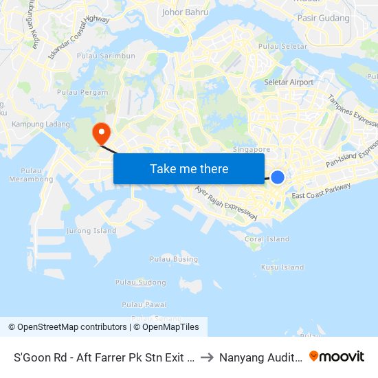 S'Goon Rd - Aft Farrer Pk Stn Exit G (07211) to Nanyang Auditorium map