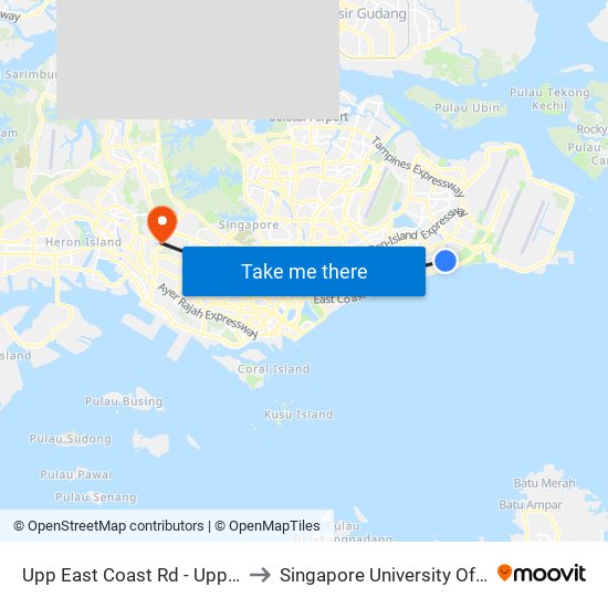 Upp East Coast Rd - Upp East Coast Ter (94009) to Singapore University Of Social Sciences (Suss) map