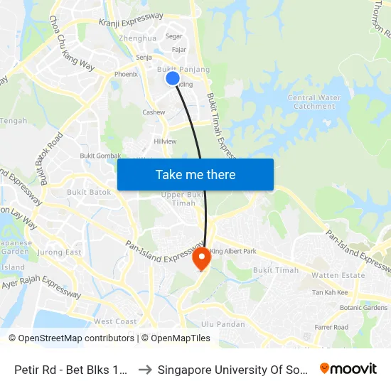 Petir Rd - Bet Blks 139/140 (44219) to Singapore University Of Social ...