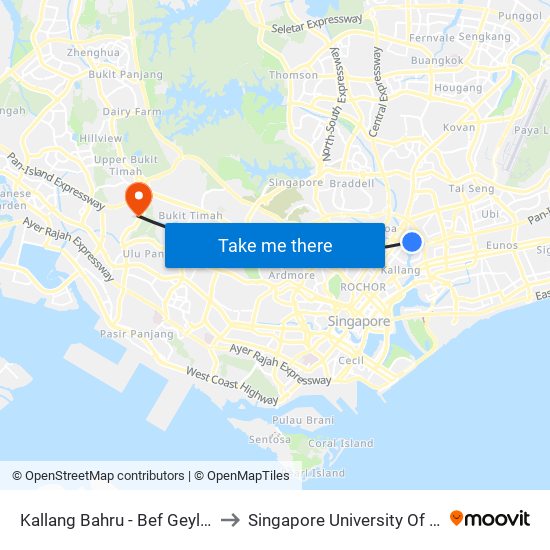 Kallang Bahru - Bef Geylang Bahru Stn (60031) to Singapore University Of Social Sciences (Suss) map