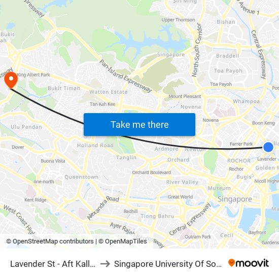 Lavender St - Aft Kallang Rd (07371) to Singapore University Of Social Sciences (Suss) map