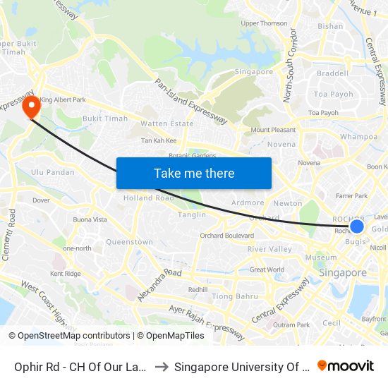 Ophir Rd - CH Of Our Lady Of Lourdes (07589) to Singapore University Of Social Sciences (Suss) map