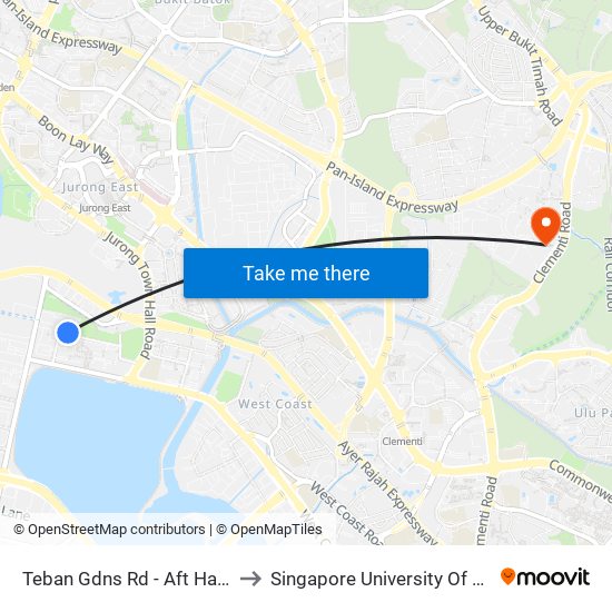 Teban Gdns Rd - Aft Hasanah Mque (20239) to Singapore University Of Social Sciences (Suss) map