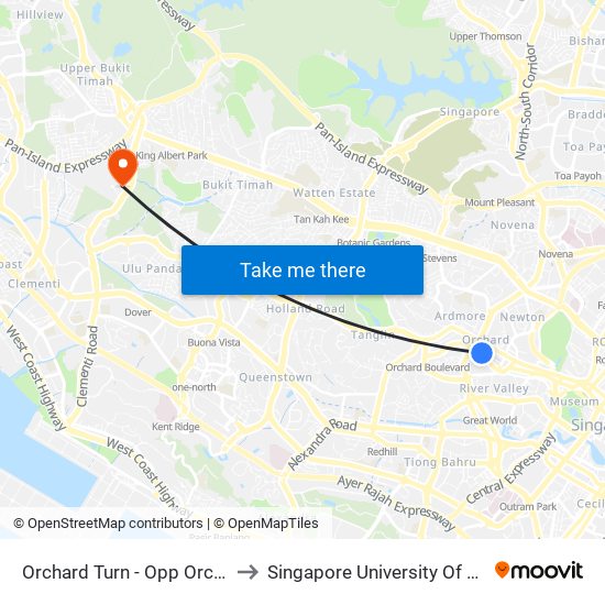 Orchard Turn - Opp Orchard Stn/Ion (09023) to Singapore University Of Social Sciences (Suss) map