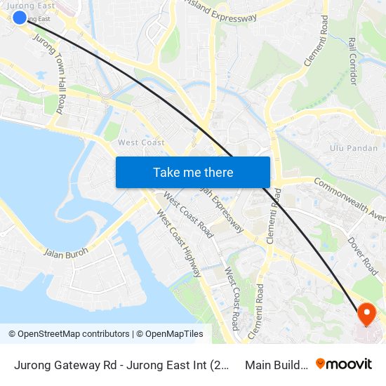 Jurong Gateway Rd - Jurong East Int (28009) to Main Building map