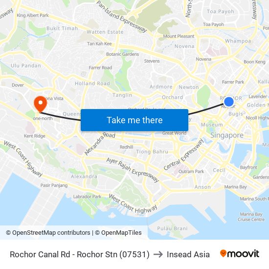 Rochor Canal Rd - Rochor Stn (07531) to Insead Asia map