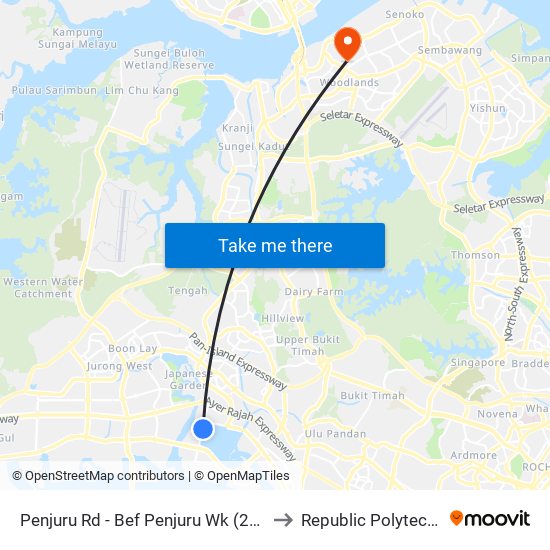 Penjuru Rd - Bef Penjuru Wk (29039) to Republic Polytechnic map