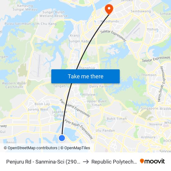 Penjuru Rd - Sanmina-Sci (29019) to Republic Polytechnic map