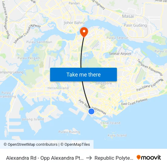 Alexandra Rd - Opp Alexandra Pt (15059) to Republic Polytechnic map
