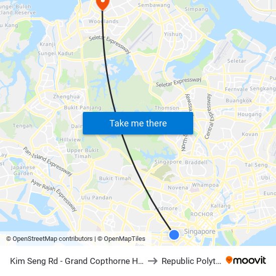 Kim Seng Rd - Grand Copthorne Hotel (06129) to Republic Polytechnic map