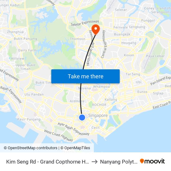 Kim Seng Rd - Grand Copthorne Hotel (06129) to Nanyang Polytechnic map