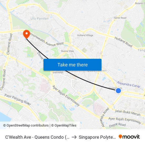C'Wealth Ave - Queens Condo (11131) to Singapore Polytechnic map