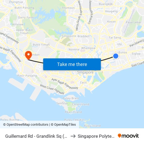 Guillemard Rd - Grandlink Sq (81139) to Singapore Polytechnic map